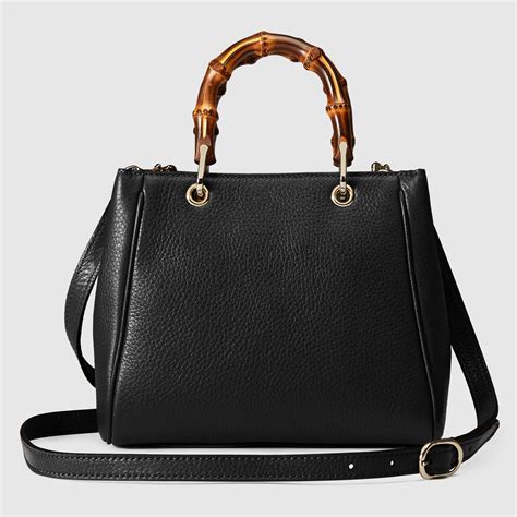 gucci bamboo shopper mini leather top handle bag|where to buy gucci bamboo.